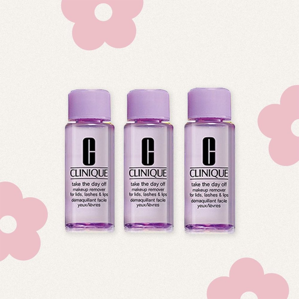 3 Clinique Take The Day Off Makeup Remover Lids, Lashes & Lips 1.7 oz